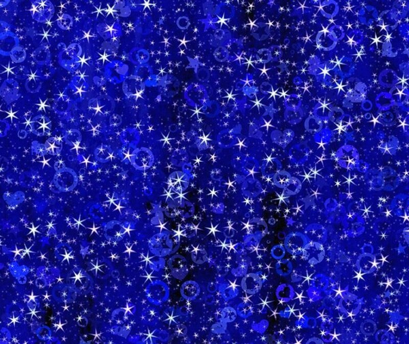Blue Starry Background — Celestial, Night