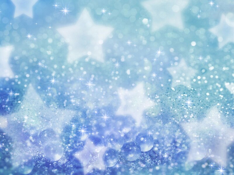 Blue Starry Background — Dreamy, Digital Art