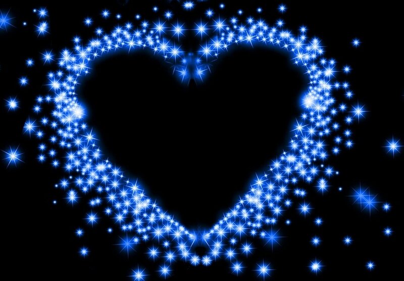 Blue Starry Heart