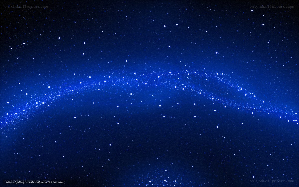 blue starry night sky