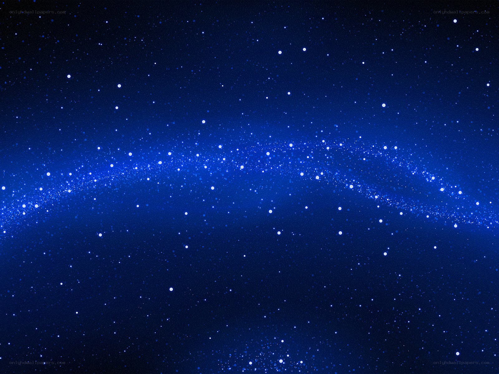 blue starry night sky