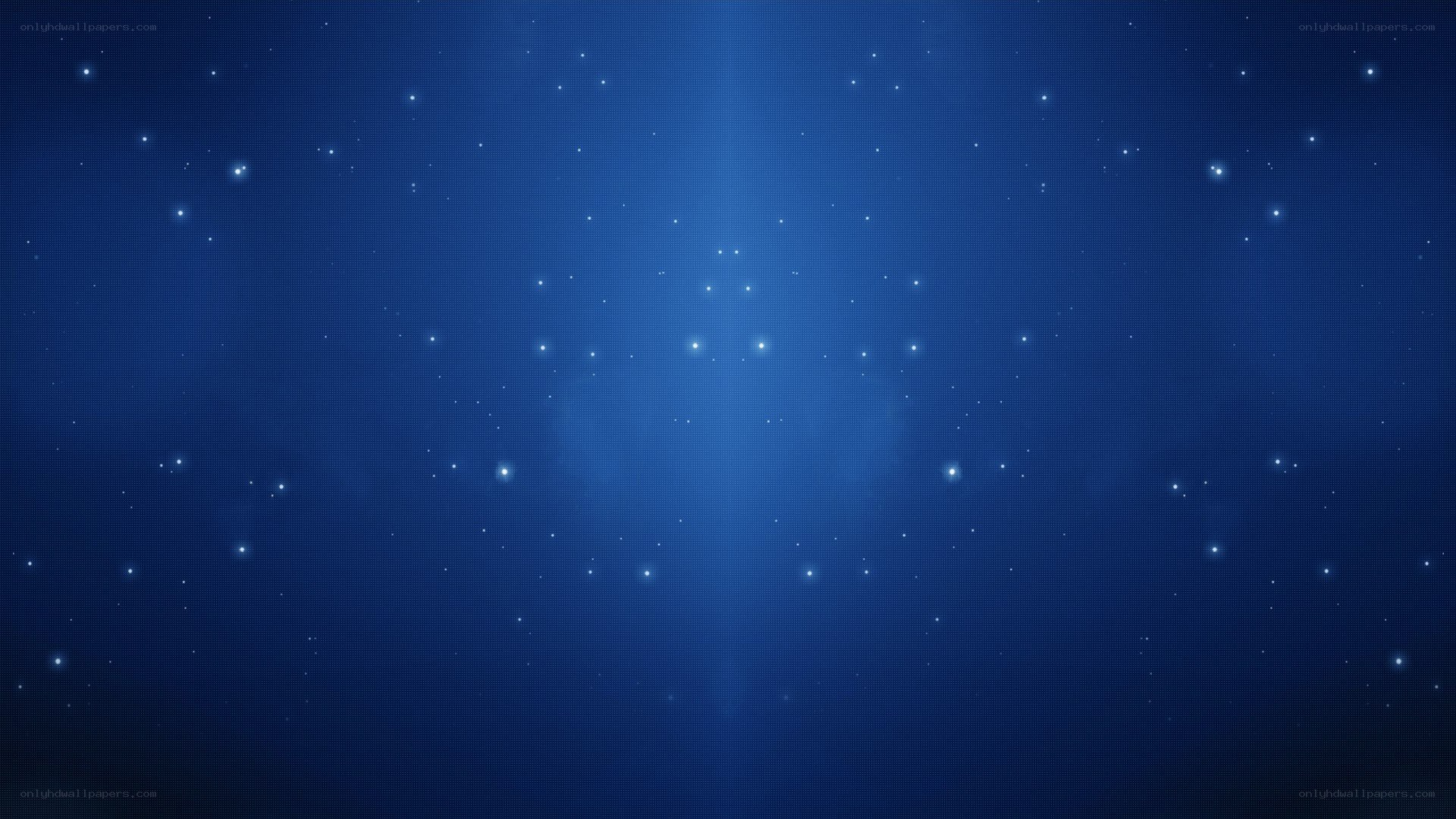 blue starry night sky
