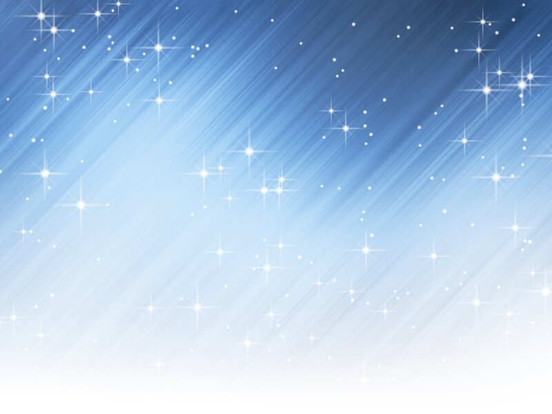 Blue Starry Sky — Serene, Night, Digital Art, Stars, Light Rays