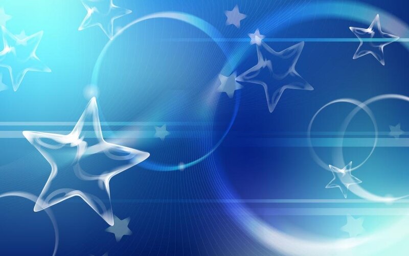 blue stars abstract background