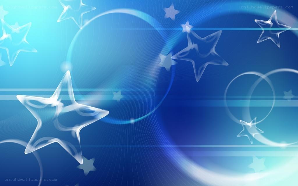 blue stars abstract background