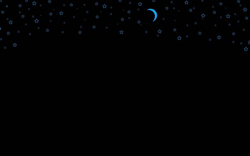 Blue Stars and Crescent Moon