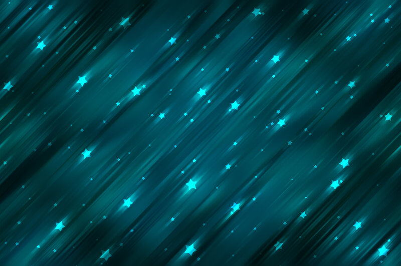 Blue Stars in Motion