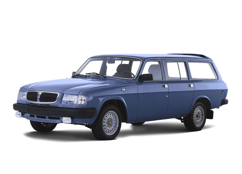 blue station wagon car