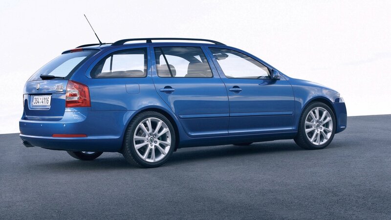 Blue Station Wagon — Neutral, Photograph, Car, Roof Rack, Antenna