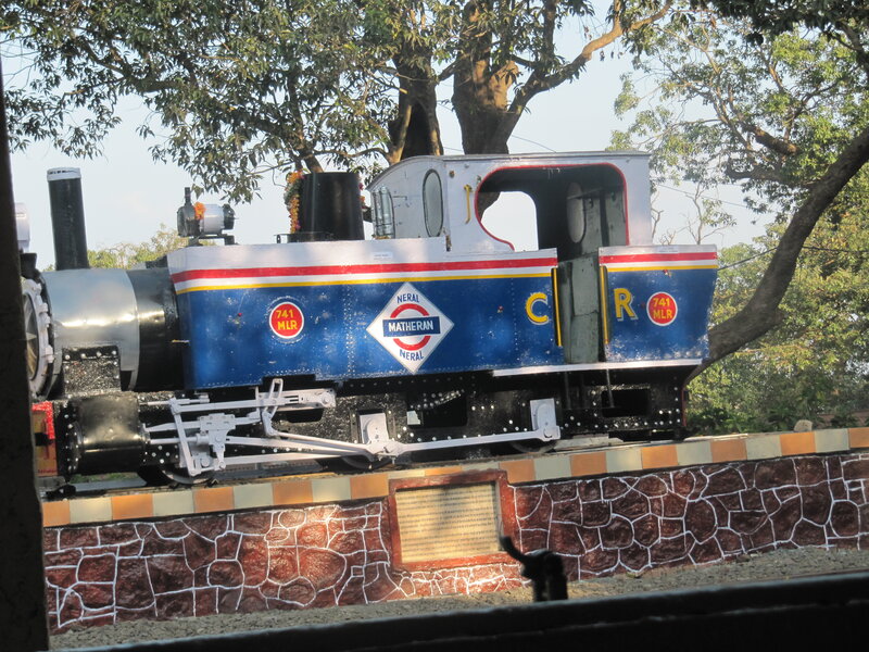 Blue Steam Locomotive — Calm, Afternoon