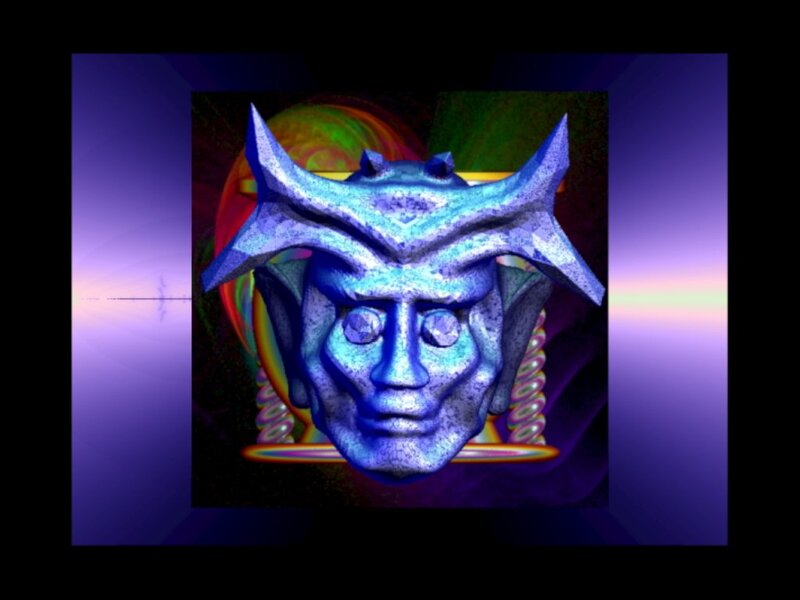 Blue Stone Mask