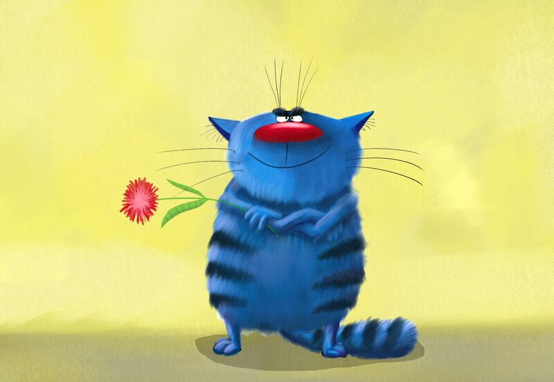 Blue Striped Cat