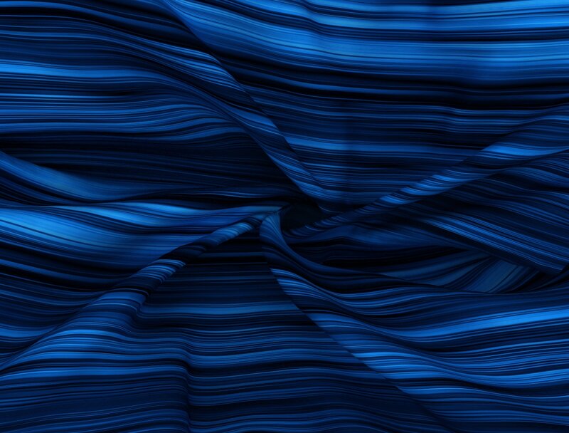 Blue Striped Fabric
