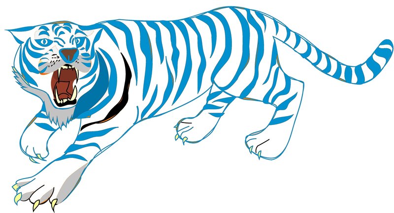 Blue-striped Tiger