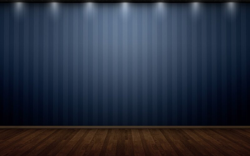 Blue Striped Wall — Neutral