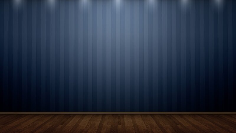 Blue Striped Wall