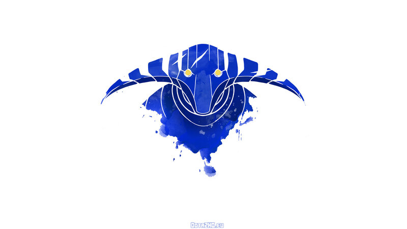 blue stylized crab logo