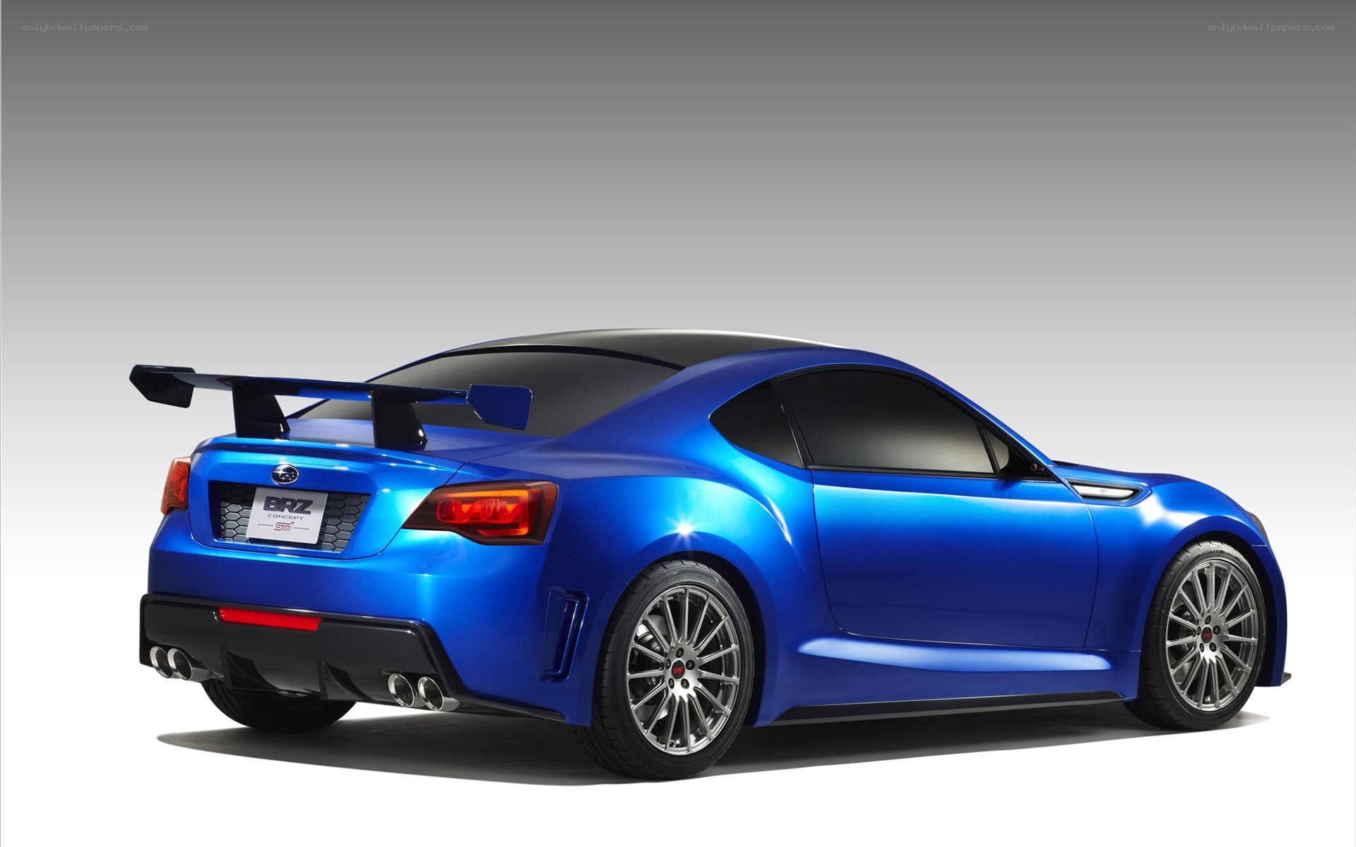 Blue Subaru BRZ Concept car
