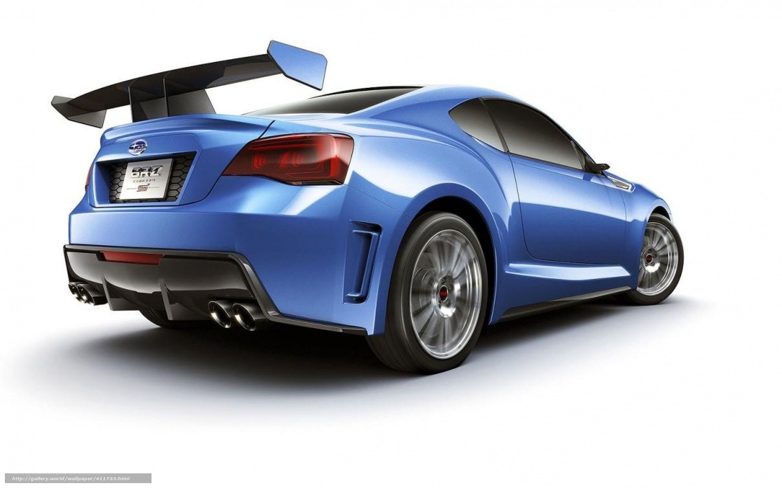 Blue Subaru BRZ Concept