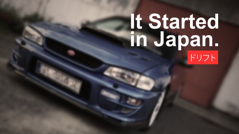 Blue Subaru Car — Dramatic, Photograph
