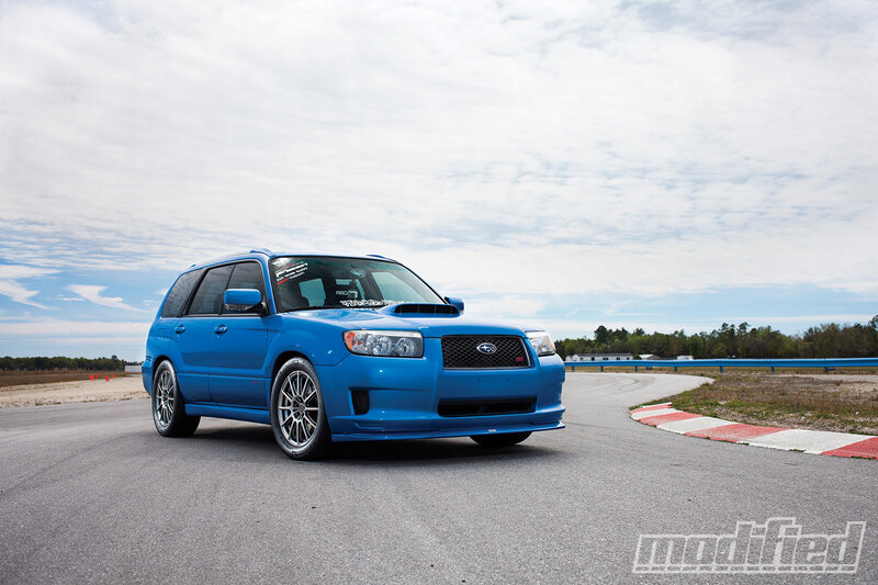 Blue Subaru Forester — Dynamic