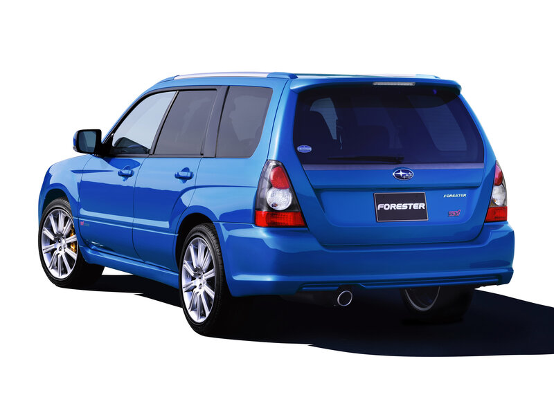 Blue Subaru Forester Sti — Neutral, Photograph