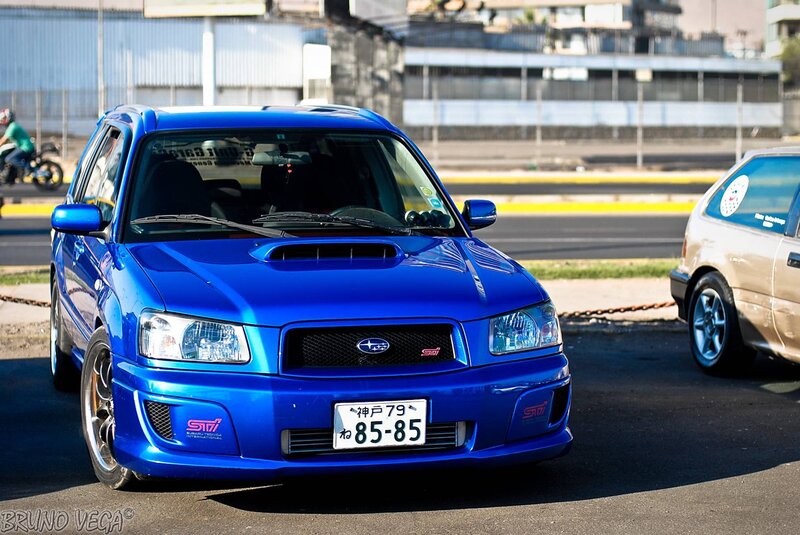 Blue Subaru Forester