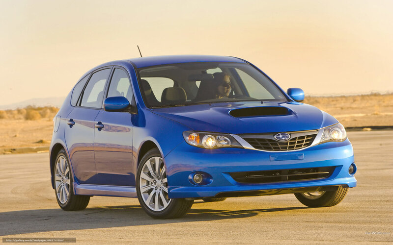 blue subaru hatchback car