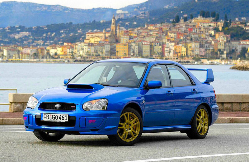Blue Subaru Wrx Sti — Calm