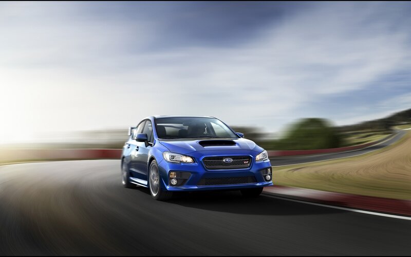 Blue Subaru Wrx Sti — Dynamic, Afternoon