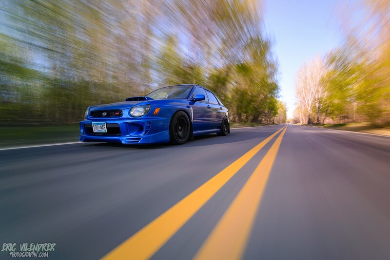 Blue Subaru Wrx Sti — Dynamic, Spring