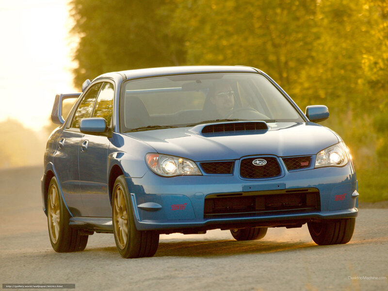 Blue Subaru Wrx Sti — Dynamic