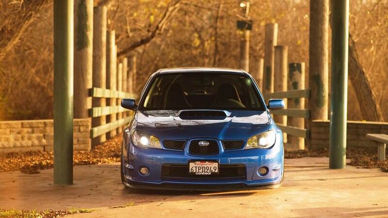 Blue Subaru Wrx Sti — Serene