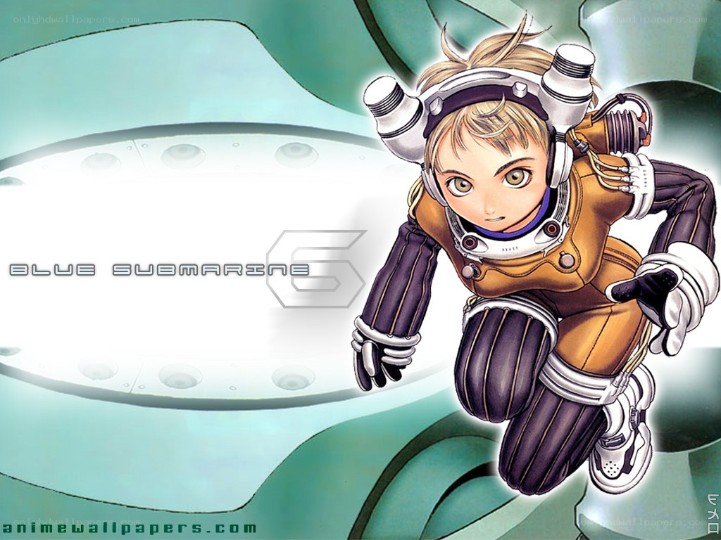 Blue Submarine character art