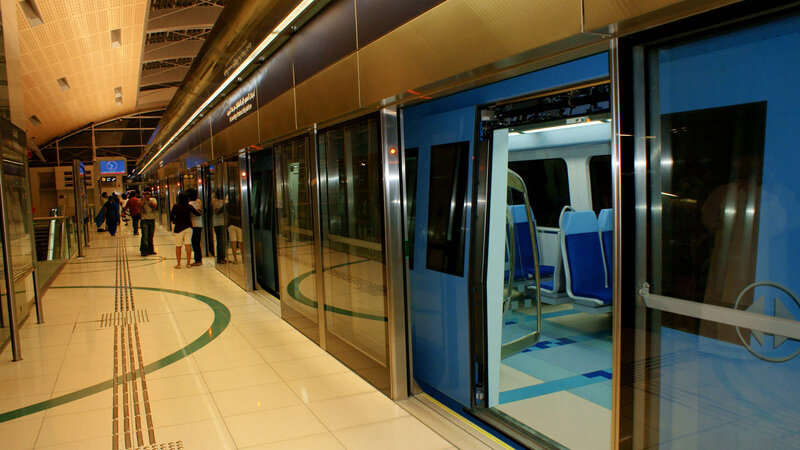 Blue Subway Train — Calm