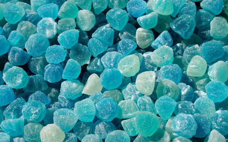 Blue Sugar Candies — Neutral