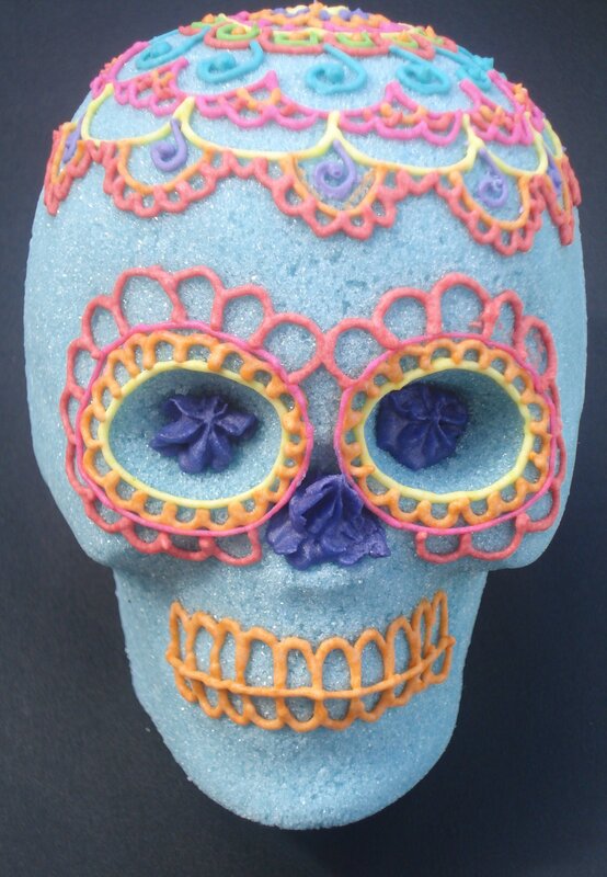 Blue Sugar Skull
