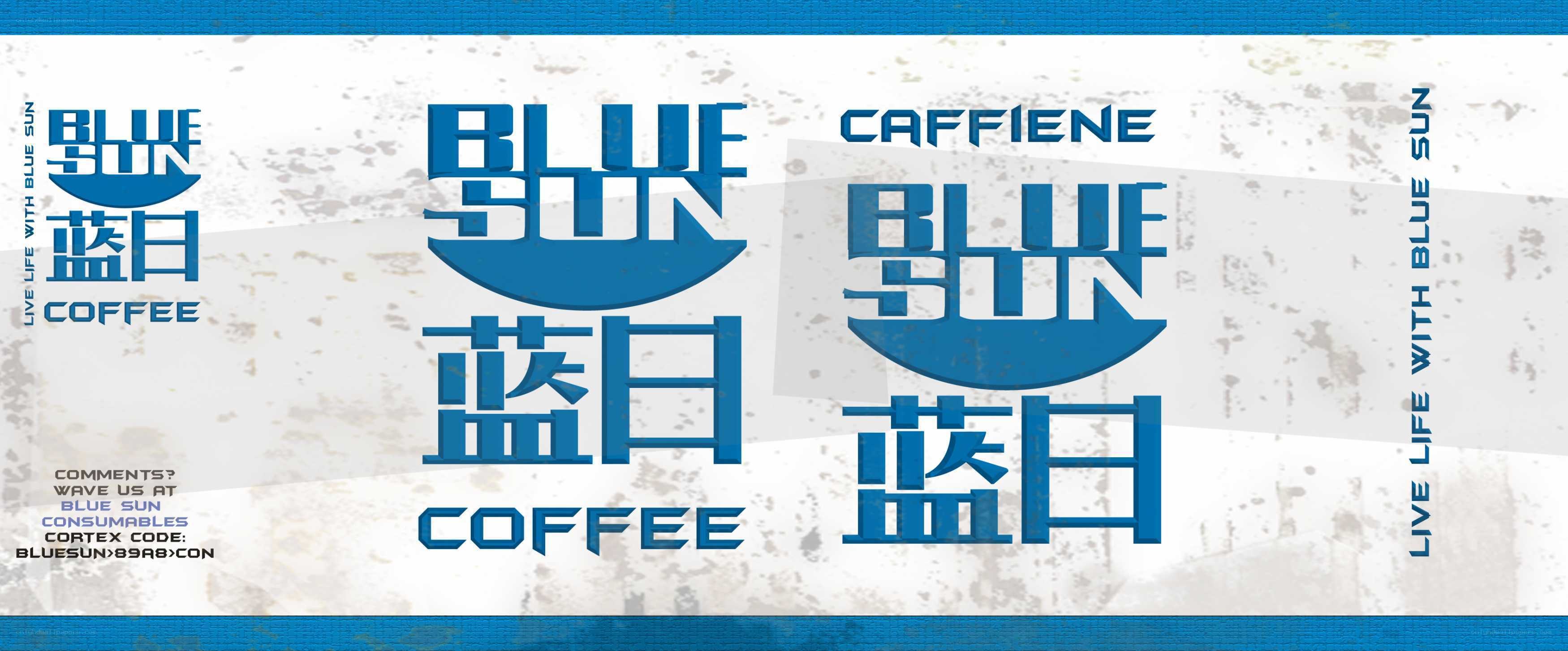 Blue Sun Coffee branding