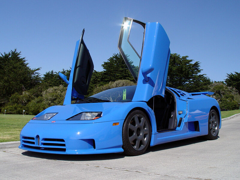 Blue Supercar