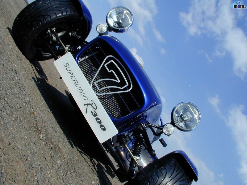 Blue Superlight R300 motorcycle