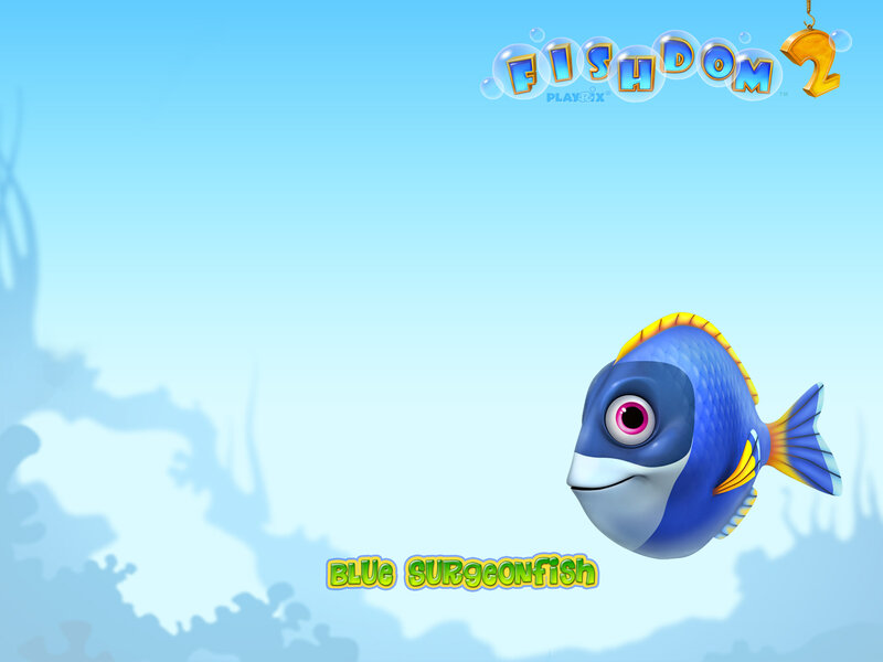 Blue Surgeonfish — Playful