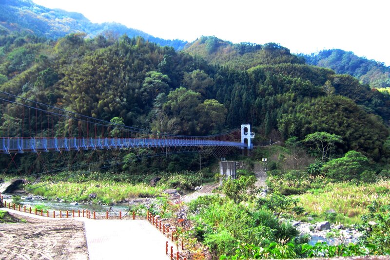 Blue Suspension Bridge