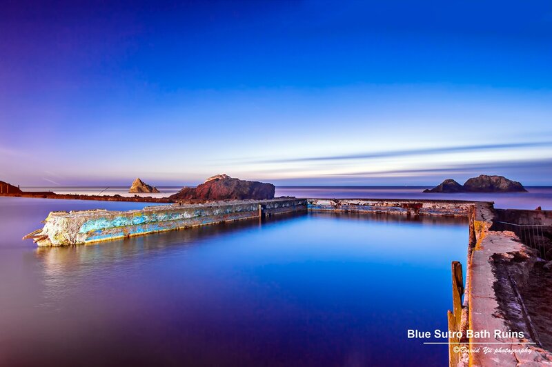 Blue Sutro Bath Ruins