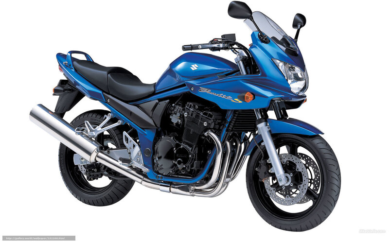 Blue Suzuki Bandit S motorcycle