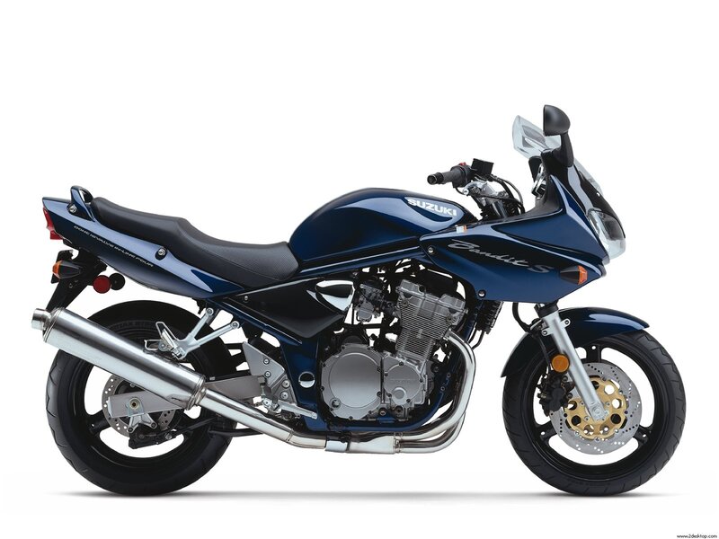Blue Suzuki Bandit S motorcycle