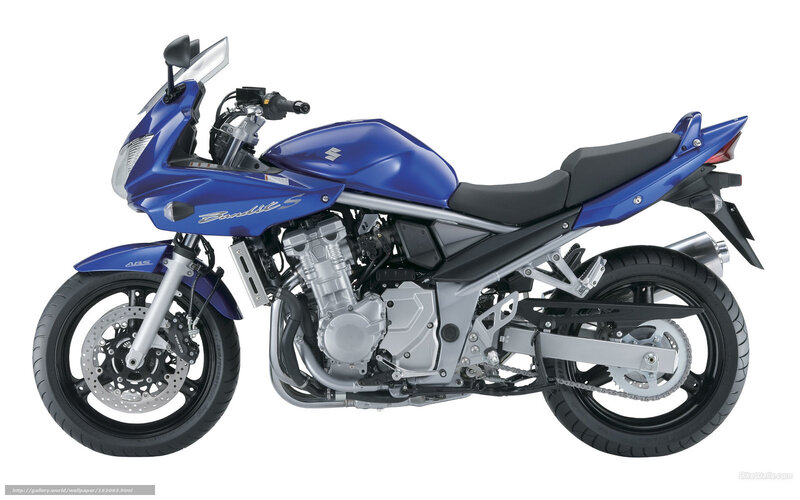Blue Suzuki Bandit S Motorcycle — Neutral