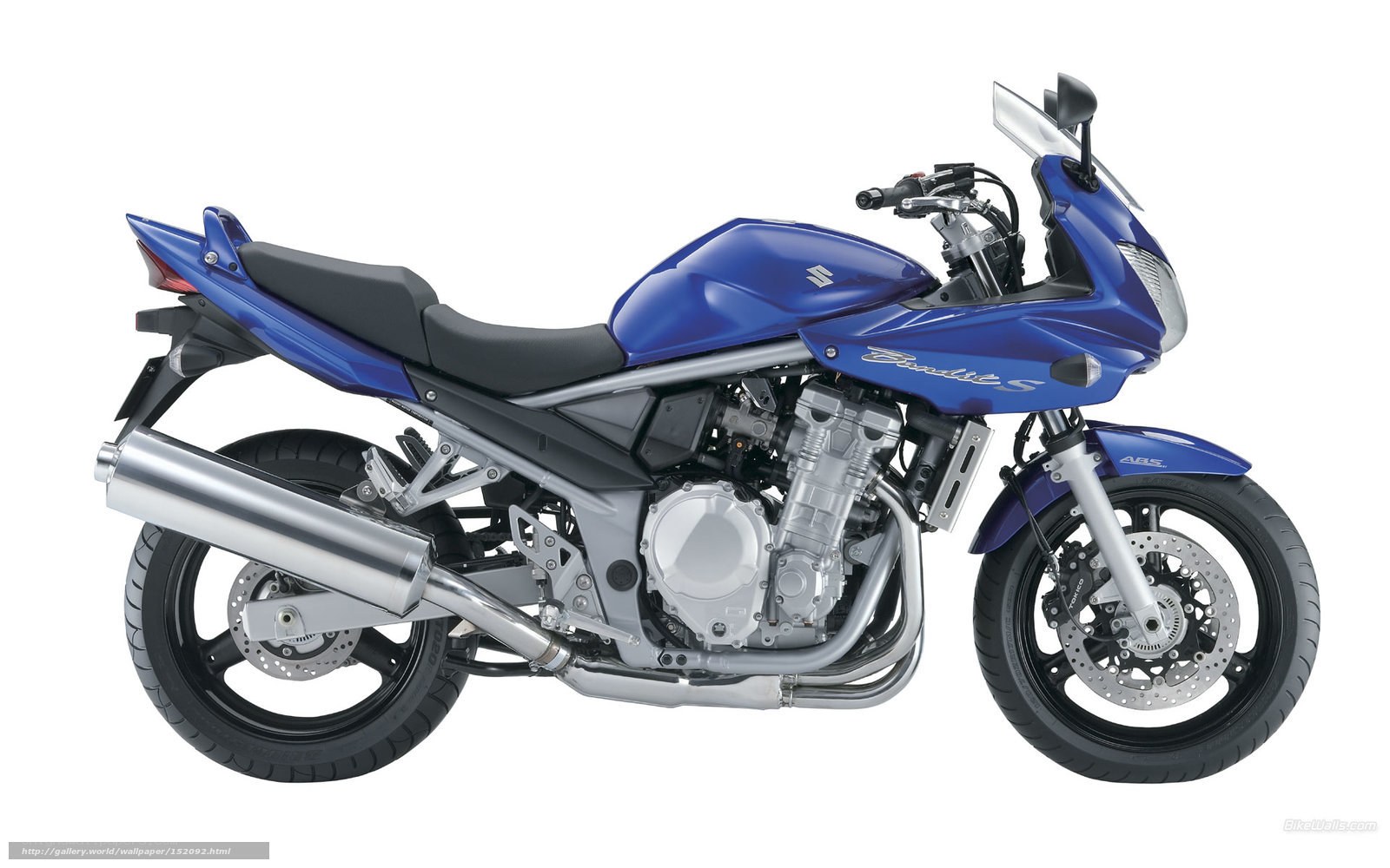 blue suzuki bandit s motorcycle