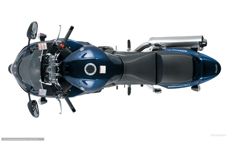 Blue Suzuki GSX-R1000 motorcycle