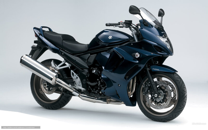 Blue Suzuki GSX1300R Hayabusa