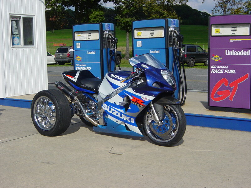 Blue Suzuki Motorcycle — Calm